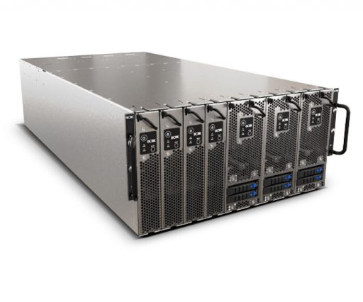 Multi server rackmounted data centre platform