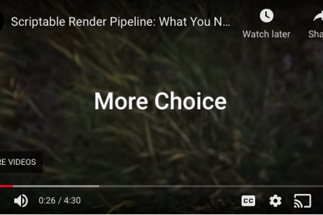 How Unity’s Scriptable Render Pipeline Will Change Development